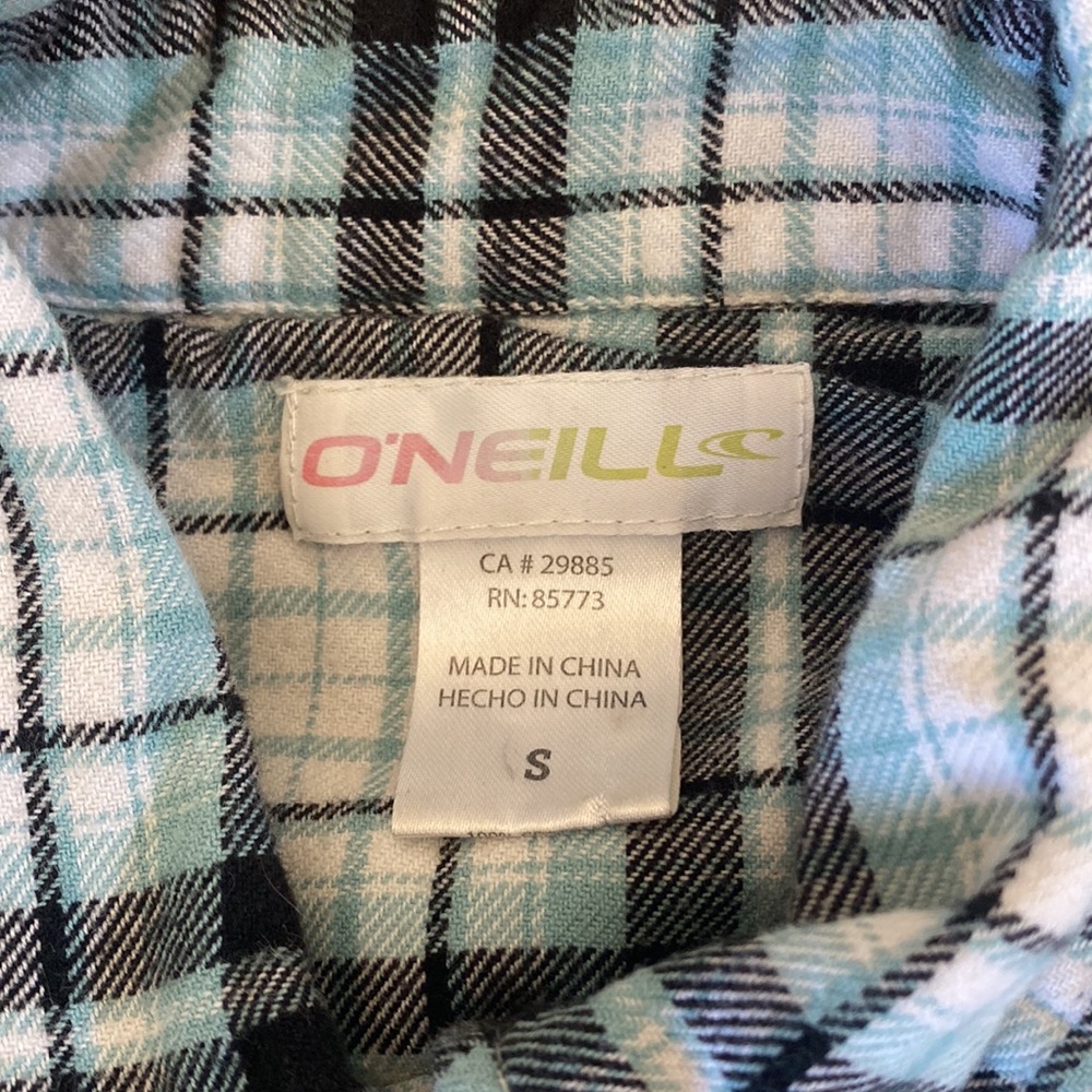O’Neill Flannel shirt  Size Small S Junior/girls - Picture 3 of 6